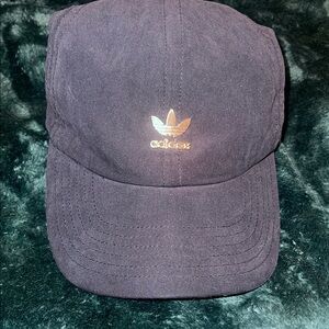 Adidas Black Cap with Gold Logo
